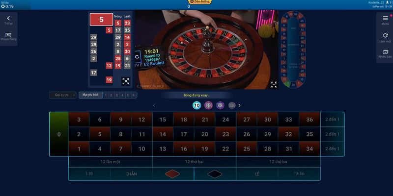 Cá cược Roulette nhận thưởng giá trị cùng MG Casino 8KBET