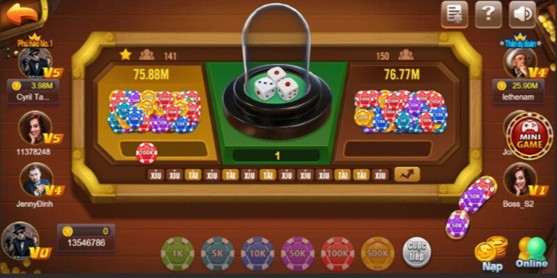 Tài xỉu 8kbet phiên bản live dealer rất được yêu thích